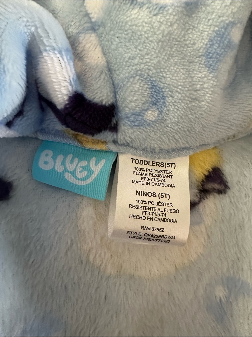 Bluey Toddler Robe - Picture 4 of 4